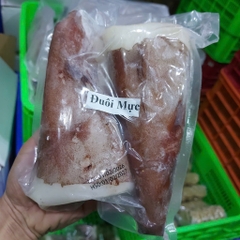 Đuôi Mực Ống Đại Dương Bự Chà Bá - Khay 1Kg