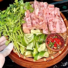 Giò thủ chả gân tai heo đòn - 500Gr