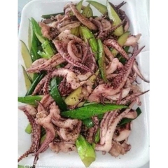 Đầu Mực Lá Đại Dương Tươi khay 500g