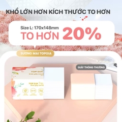 Thùng 10 gói Giấy rút sương mai gói 460 tờ Topgia