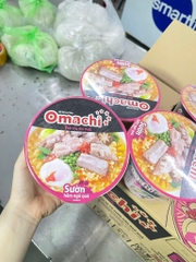 Mì Tô sườn hầm ngũ quả Omachi thung 18 Tô x 95g