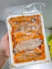 Tôm thẻ ướp tiêu đường 1 nắng gói 250gr