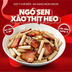 Ngó sen ngâm vị chua cay gói 400g