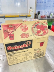 Mì Ly  sốt bò hầm Omachi thùng 24 ly x 69g
