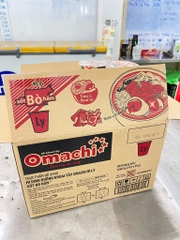 Mì Ly  sốt bò hầm Omachi thùng 24 ly x 69g