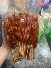 Thịt heo xiên nướng ướp vị vừa ăn 500g