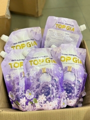 Combo 6 túi Nước Giặt Xả TopGia Hương Đắm Say túi 1 Lít