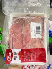 Allana Thịt Nạc Vai Trâu thái lát khay 250g
