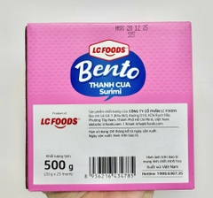 Thanh cua ăn liền hộp 500g 25 cây x 20gram