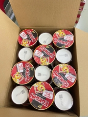 Mì Ly Nước Kokomi chua cay tôm 1 thùng mỳ 24 ly x 60g