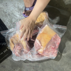 Sườn dê Có Da nóng cấp đông ra bịch 1kg