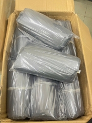1Kg Túi Đóng Hàng Niêm Phong Màu Xám Bạc size 18x28