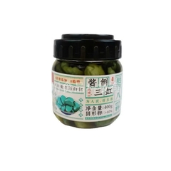 Tỏi xanh ngọc bích ngâm giấm vị chua ngọt hủ 400g