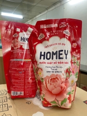 Nước giặt xả Homey Hương Hoa Trà Jeju đậm đặc túi 2,9kg