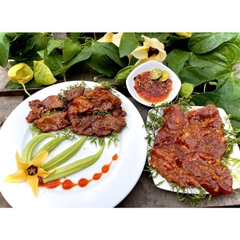Thịt Nai Phi Lê Ướp Sate Hộp 500Gr