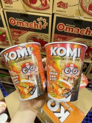 Mì Ly chua cay té ghế KoMi  1 thùng mỳ 24 ly x 60g