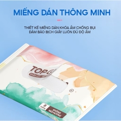 Khăn Ướt Bỏ Túi Mini Thương Hiệu Top Gia Bịch 10 Gói,