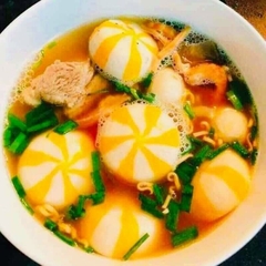 Bánh Bao Thả Lẩu Nhân Trứng Cá Phú Mark - Cam - Túi 500Gr