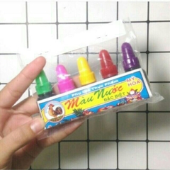 Lốc 5 Màu Thực Phẩm Mini chai 5ml