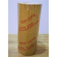 Băng Keo Trong, Đục 200 Yard 1.6Kg 1 Cây Gồm 6 Cuộn - Trong - 200 yard