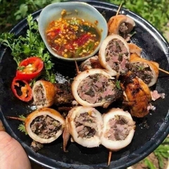 Mực Nhồi Thịt - Khay 300Gr