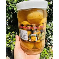 Chanh muối ngâm đường phèn hủ 12-15 trái khoản 1kg