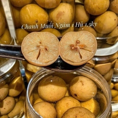 Chanh muối ngâm đường phèn hủ 12-15 trái khoản 1kg