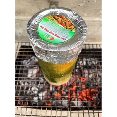 Heo rừng núp ống tre ống nặng khoản 700g thịt 300g