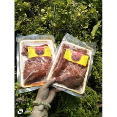 Khô bò 1 nắng ướp vị vừa ăn ngon ngọt khay 500g