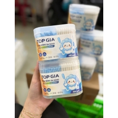 Combo 4 hộp bông ngoáy tai Topgia đa năng đầu bông mềm mịn tiện lợi moi hop 300 que