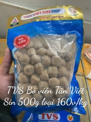 TVS Bò viên Tân Việt Sin 500g loại 160v/kg