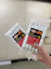 XÚC XÍCH NƯỚNG CUÔN GIẤY BẠC NHÂN XỐT PHÔ MAI LC 500gr siêu ngon siêu hot