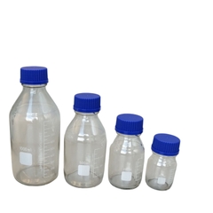 Chai trung tính nắp vặn trắng 250ml- Trung Quốc