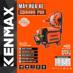 MÁY RỬA XE CAO ÁP KENMAX KM3050 PRO