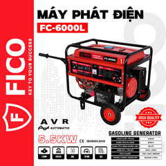 MÁY PHÁT ĐIỆN FICO 5.5KW FC-6000L