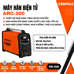Máy hàn điện tử KENMAX | ARC-200