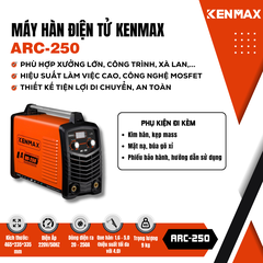 Máy hàn điện tử KENMAX | ARC-250