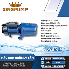 MÁY BƠM LY TÂM KINGPUMP KP-100L