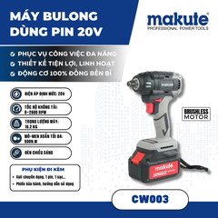 Máy bulong Pin CW003 500n.m