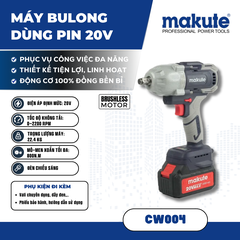 Máy bulong Pin CW004 800n/m