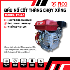 ĐẦU NỔ CỐT THĂNG CHẠY XĂNG FICO FC-6.5
