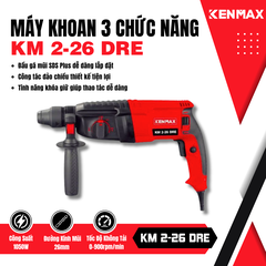 MÁY KHOAN BA CHỨC NĂNG KM-2-26 DRE