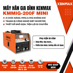 Máy hàn MIG GIA ĐÌNH KENMAX | MIG-200F MINI