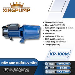 MÁY BƠM NƯỚC LY TÂM KP-100M