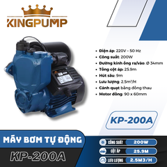 MÁY BƠM TỰ ĐỘNG KP-200A