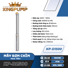 Máy bơm chìm hoả tiễn KP-D1500