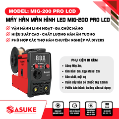 Máy hàn màn hình LED MIG-200 PRO LCD