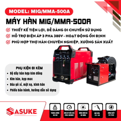 Máy hàn MIG/MMA-500A (Rùa ngoài)