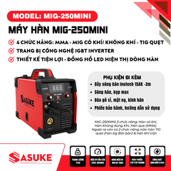 Máy hàn MIG-250 MINI 4 chức năng
