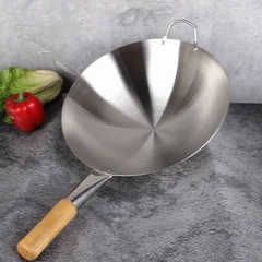 QUÁNH INOX CÁN GỖ